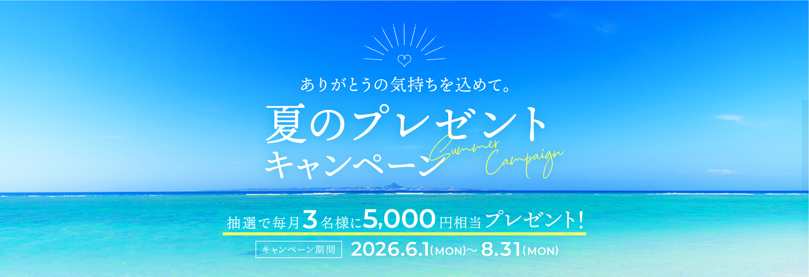 サマーキャンペーン
