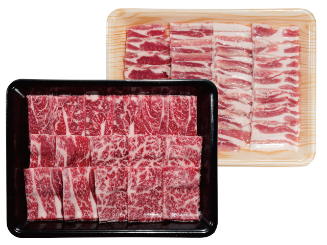 吉清 アルプス牛&オレイン豚焼肉セット